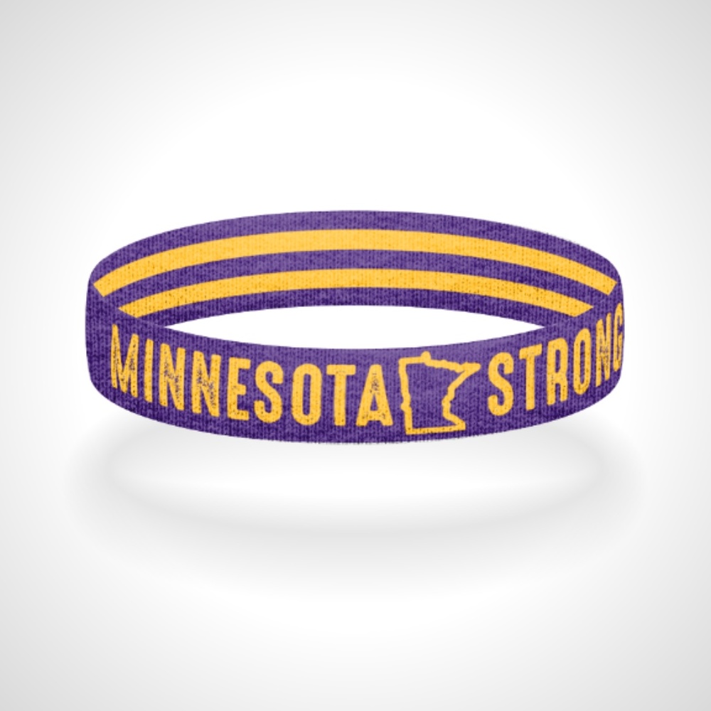 Reversible Minnesota Strong Bracelet Wristband